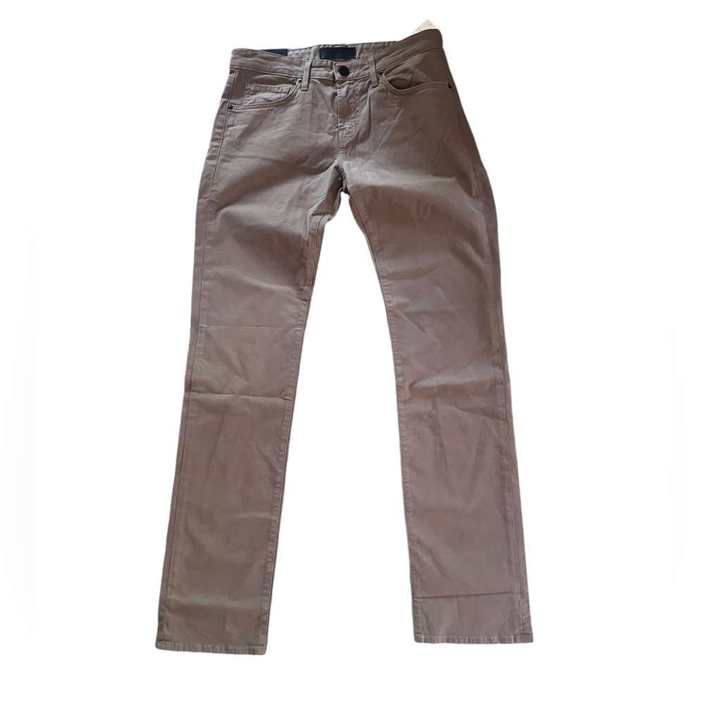 J Brand Kane Strauss fit, double weave twill, new, size 30, auburn